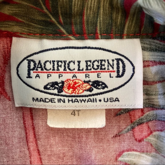 Authentic Hawaiian Toddler 2-pc Shirt Shorts Cabana Set - Picture 4 of 6